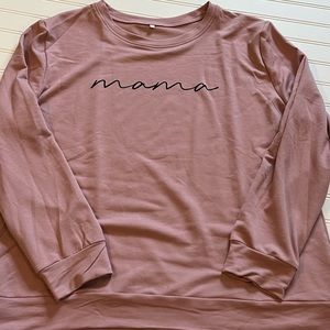 Mama Long Sleeved Knit Top